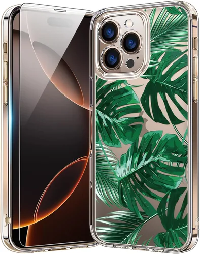 Vista 18 de bicol - Funda protectora a prueba de golpes para iPhone 15 Plus, funda delgada de acrílico transparente y diseños modernos para niña y mujer, 6.7