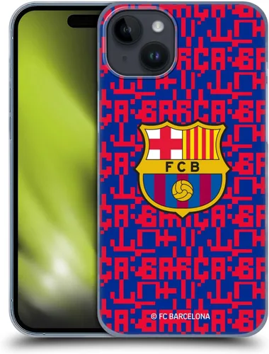 Vista 11 de Head Case Designs Funda rígida con licencia oficial del FC Barcelona Barca Crest Graphics compatible con Apple iPhone 15 Plus