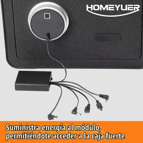 Vista 6 de Caja de fuente de alimentación externa con seis conectores tipo e interruptor de encendido/apagado para varios equipos de CC, como algunos tipos