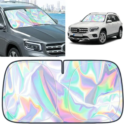 Vista 100 de Parasol para parabrisas BMW X1 E84 2016-2026 – Cubierta plegable para parabrisas X1 E84, accesorios para proteger el coche de los rayos del sol