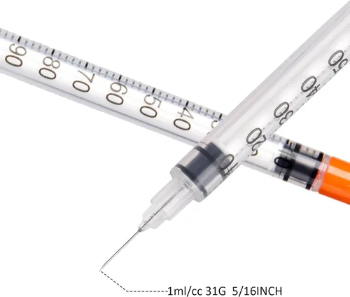 Vista 5 de U-100 - Jeringas de 0.03 fl oz 31G 5/16 pulgadas, empaquetadas