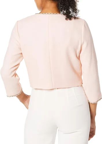 Vista 2 de Karl Lagerfeld Womens Tweed Jacket with Chain Detail