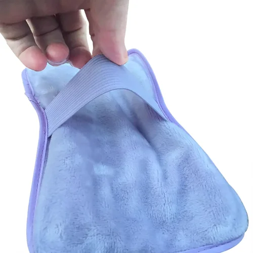 Vista 5 de FOMI Care - Paquete de 2 paquetes de hielo con cuentas de gel caliente y frío Perfumado de lavanda Envoltura fría reutilizable, compresa fría