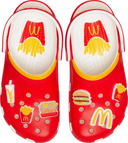 Vista 4 de Crocs Zuecos clásicos McDonald's X unisex para adultos