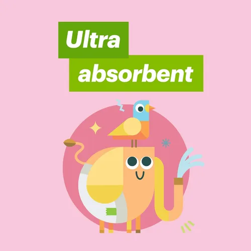 Vista 5 de Babyganics Pañales, talla 1, 34 unidades, pañales ultra absorbentes, 2 paquetes