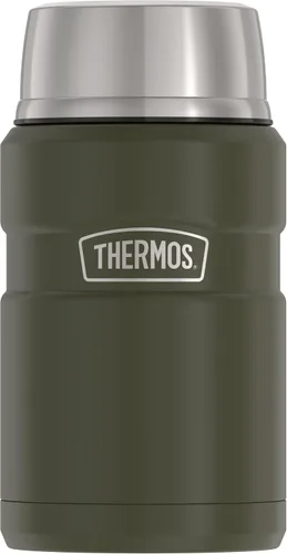 Vista 31 de THERMOS Stainless King Tarro de alimentos aislado al vacío con cuchara, 16 onzas, verde militar