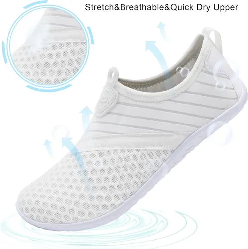 Vista 3 de Spesoul Zapatos acuáticos transpirables de secado rápido para mujer y hombre, calcetines acuáticos suaves para senderismo, natación, playa, surf