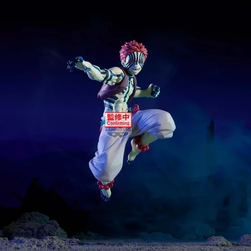 Vista 5 de Banpresto - Demon Slayer: Kimetsu no Yaiba - Akaza, Figura Limitada de Vibration