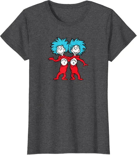Vista 6 de Dr. Seuss Thing 1 Thing 2 Buddies - Camiseta Negro