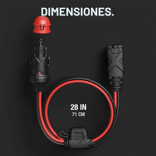 Vista 7 de NOCO GC003 X-Connect 12V Cargadores de Batería Inteligentes de Tamaño Dual con Conector Macho Accesorio Genius