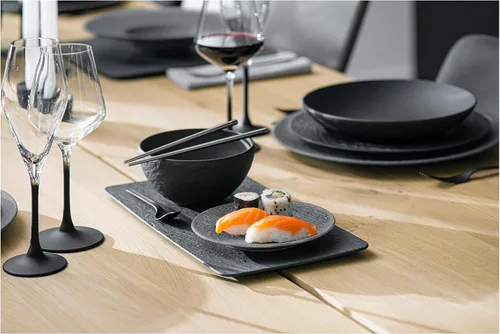 Vista 8 de Villeroy & Boch Manufacture Rock - Plato rectangular multifunción, 11 x 6.5