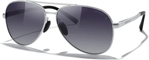 Vista 2 de MERRY'S Gafas de sol de aviador para hombres y mujeres, lentes polarizadas para conducción, lentes espejados, protección UV 400, 2.283in
