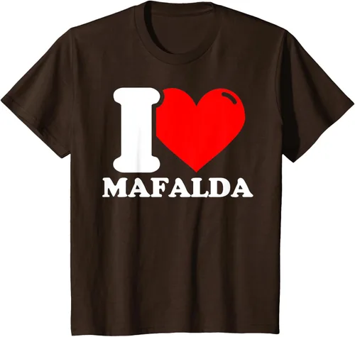 Vista 9 de Camiseta I Love Mafalda, Negro