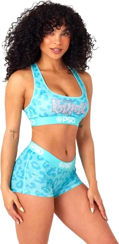 Vista 3 de PSD Bratz - Brasier deportivo para mujer, con espalda cruzada, con tela de microfibra transpirable