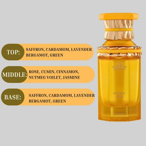 Vista 4 de Hamidi The Lost Paradise Collection Heavenly Bliss para Eau de Parfum en espray unisex, 3.4 onzas