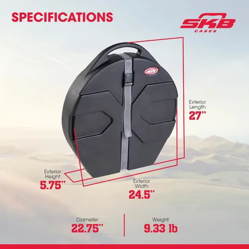 Vista 11 de SKB ATA 22" Bóveda de platillos