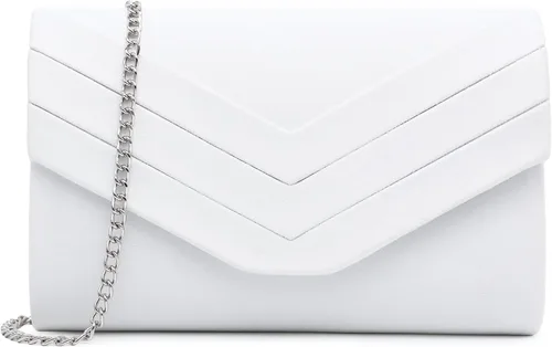 Vista 11 de Envelope Evening Bag for Women Genuine Suede Leather Crossbody Shoulder Clutch Purse Gift Box