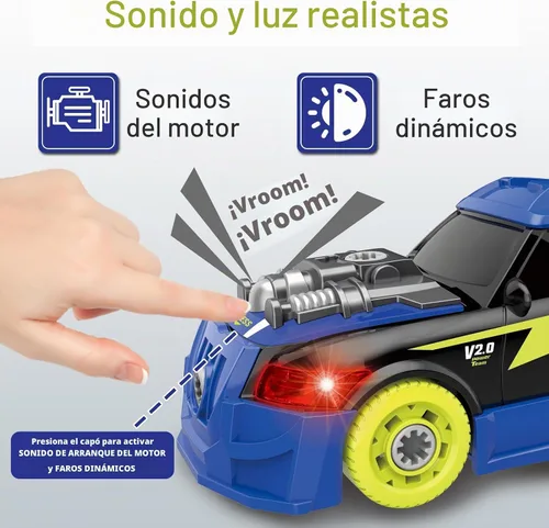 Vista 5 de Pup Go Auto de construcción 2-1 para niños a partir de 3 años, construye tu propio auto para niños Blue1