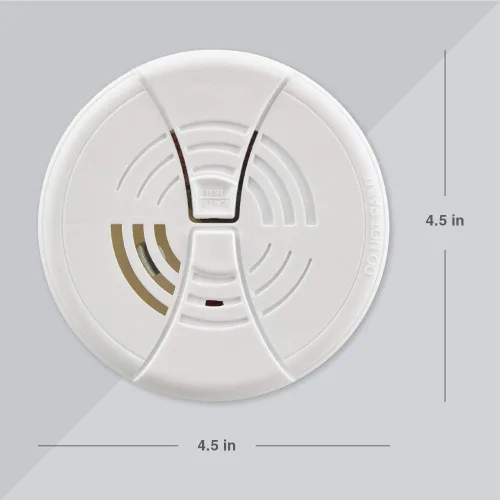 Vista 4 de First Alert FG200B2 Family Gard Basics - Paquete de 2 alarmas de humo Detector de humo a pilas color blanco
