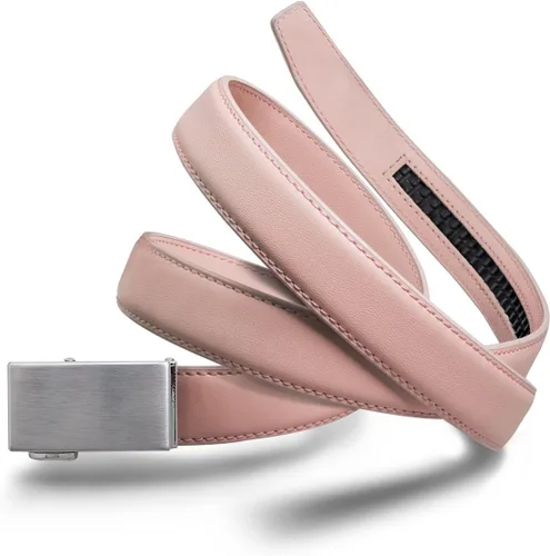 Vista 81 de Mission Belt Cinturón de trinquete de cuero para mujer, colección de cuero de 1.181 in oro/cuero negro
