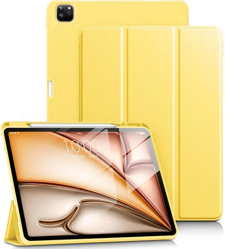 Vista 15 de DTTO Funda para iPad Air de 13 pulgadas M3/M2 2025/2024, iPad Pro de 12.9 pulgadas (6ª/5ª/4ª/3ª generación), funda suave con soporte triple delgado