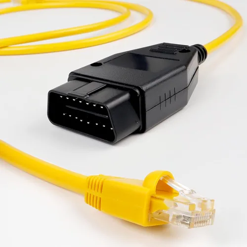 Vista 5 de AUTOXBERT ENET ESYS - Cable de interfaz Ethernet a OBD de 6.6 pies/6.6 ft para codificación BMW Serie F compatible con E-SYS ICOM ISTA+ Bootmod3