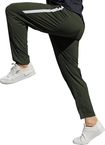 Vista 3 de Pantalones deportivos deportivos deportivos para hombre, pantalones deportivos de secado rápido, estilo casual