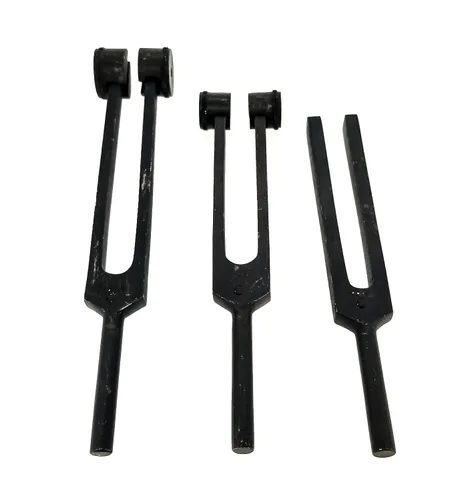 Vista 2 de SURGICAL ONLINE Edición limitada - Tactical Black - Juego de 3 diapasones sensoriales de aluminio C 128 256 512