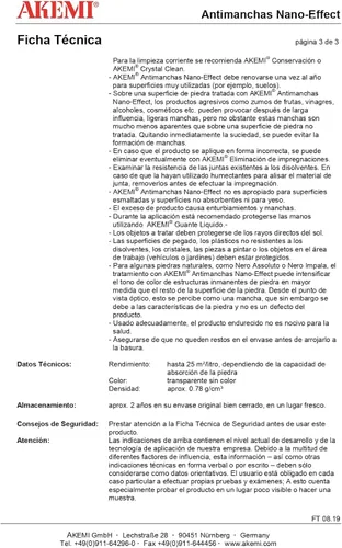 Vista 4 de Akemi Repelente de Manchas Nano 1 Litro