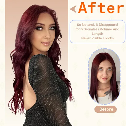 Vista 46 de Full Shine - Extensiones de cabello humano con cinta, mezcla de rubio hongo # 8 castaño ceniza resaltado 60 rubio ceniza