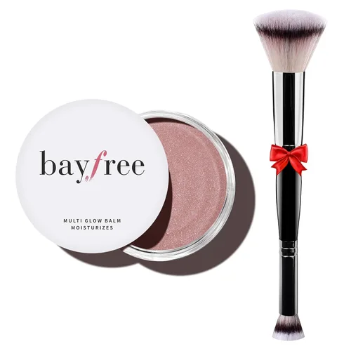 Vista 17 de bayfree Bálsamo Multi Glow, Rubor en Crema para Mejillas, Bálsamo de Rubor para Maquillaje Facial, Acabado Radiante, Hidratante, Cremoso, Ligero