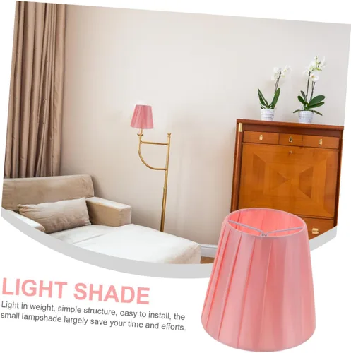 Vista 8 de SHERCHPRY 2 piezas de clip para lámpara de repuesto de tela plisada para lámparas de piso de mesa y mesita de noche, accesorio decorativo fácil