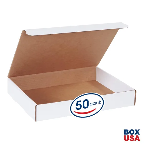 Vista 2 de Selecciona un tamaño: Cajas de envío BOX USA White Literature