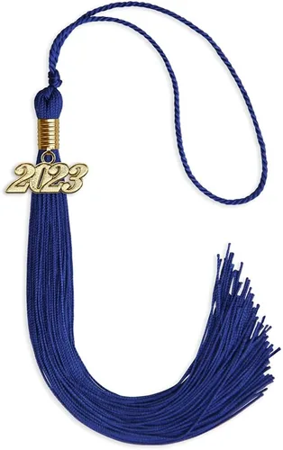 Vista 8 de Endea Graduation - Borla de un solo color con fecha dorada (Oro Antiguo, 2020)