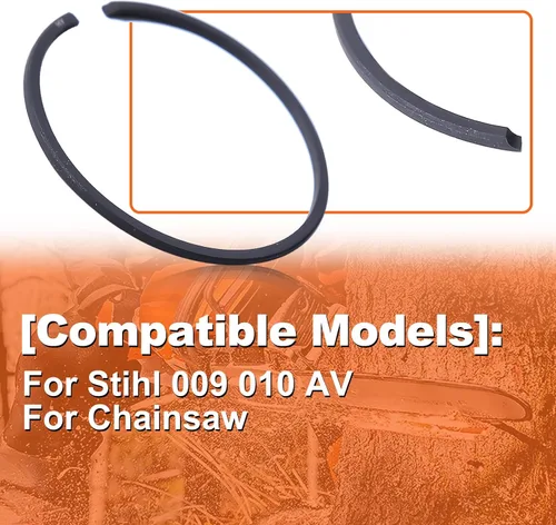 Vista 4 de Kit de anillo de pistón de 4 piezas de 1.417 in x 0.059 in para piezas de motosierra Stihl 009 010 011, 1120 034 3000, 11200343000