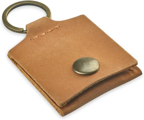 Vista 24 de Soporte de cuero para llavero, funda de viaje para anillo de boda, soporte para anillo de compromiso, bolsa para anillos, soporte para anillos