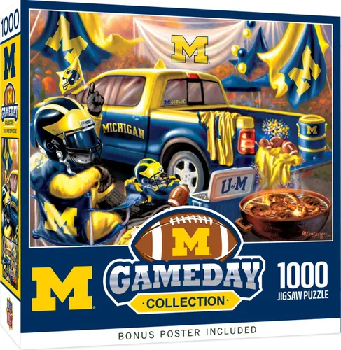 Vista 14 de MasterPieces Rompecabezas de 1000 piezas para adultos, NCAA de Texas A&M Aggies Gameday de 19.25 x 26.75 pulgadas
