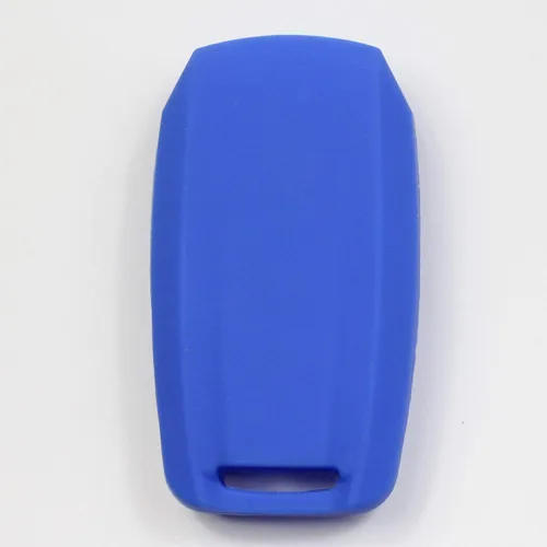 Vista 6 de 2 fundas protectoras de goma de silicona con 4 botones para llavero inteligente compatible con Dodge Ram 1500 2019 2020 2021 2022 negro azul