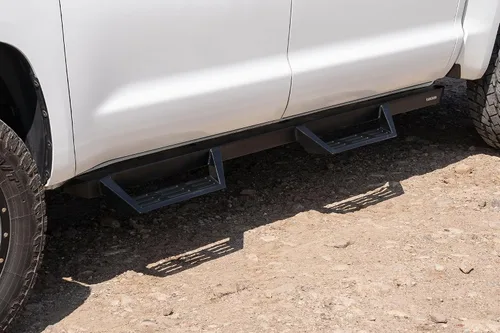 Vista 6 de Magnum RT Gen 2 Drop Steps - Estribos negros compatibles con Tundra CrewMax Cab 2007-2021 4 puertas completas