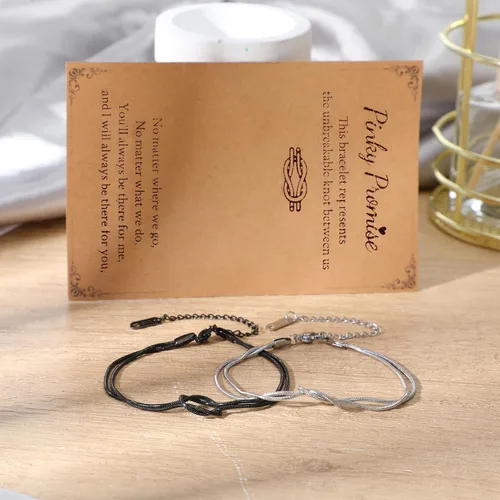 Vista 6 de Tyqour Pulseras a juego para parejas, regalos de cumpleaños para novio, novia, él, ella, a juego, pulseras de pareja para novio y novia, pulsera