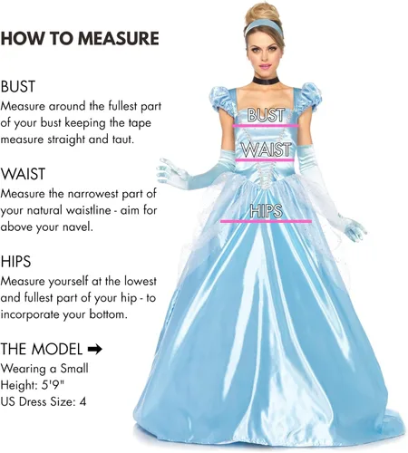 Vista 3 de Leg Avenue Women's Classic Cinderella Costume