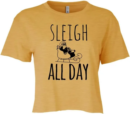 Vista 22 de Women's Screen Printed Crop Tee, Shirts With Sayings