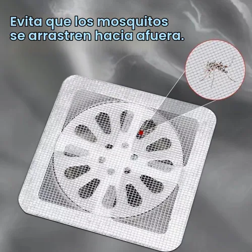 Vista 4 de Cubierta de Drenaje de Ducha Desechable Captador de Pelo, 2026 Mejora de 3.94 Pulgadas Cuadradas, Pegatinas para Drenaje de Piso Captador de Pelo