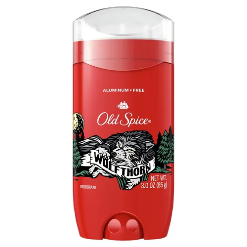 Vista 2 de Old Spice Desodorante sin aluminio para hombres, Wolfthorn, protección de 48 horas, 3 onzas cada uno, paquete de 3