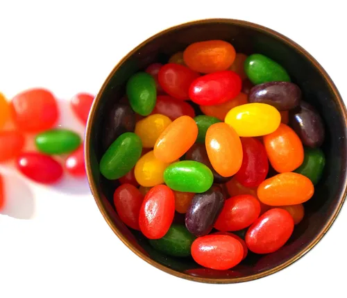 Vista 6 de Jumbo Jelly Beans - Bolsa de 1.5 libras extra grande de frutas jugosas masticables surtidas