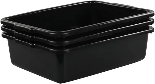 Vista 9 de Caja de autobús de plástico comercial, tina de autobús, juego de 3