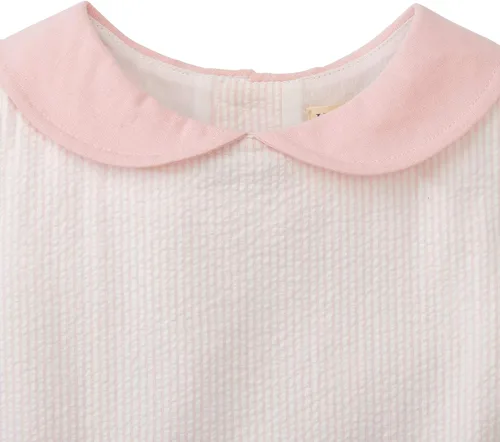 Vista 3 de Hope & Henry - Vestido para niña con cuello Peter Pan