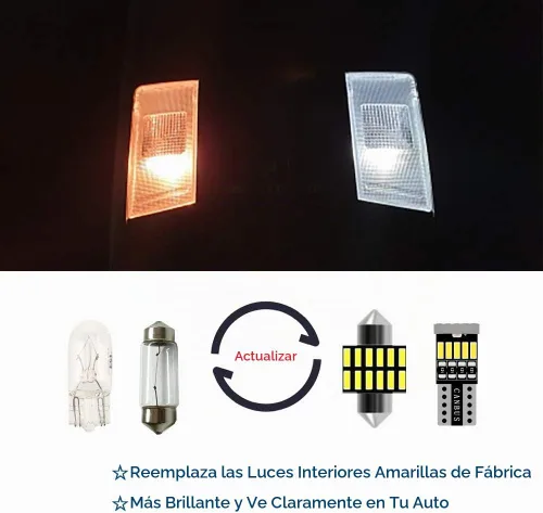 Vista 2 de AWALITED - Juego de 7 luces LED para interior de coche, superbrillantes, para Toyota Corolla 2013, 2014, 2015, 2016, 2017, 2018, 2019, 2020, 2021