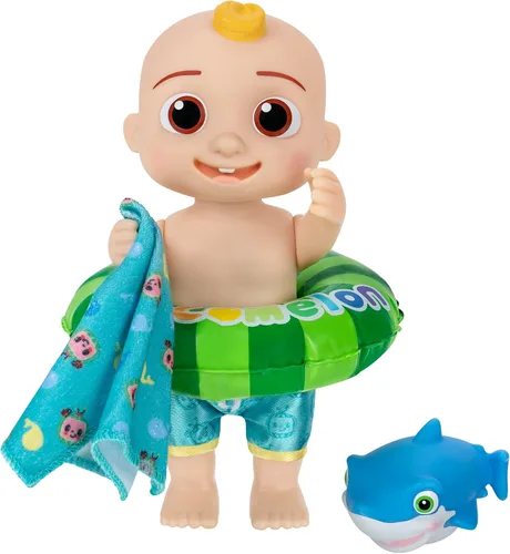 Vista 12 de CoComelon Muñeco de Peluche Musical JJ - Presiona la Barriguita para Cantar Clips de Canciones de Cuna - Incluye Función y Pequeños Osos de Peluche