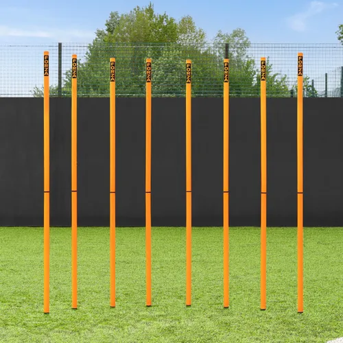 Vista 27 de FORZA Slalom - Bastones de agilidad Mejora la resistencia, la velocidad y el juego de pies Opciones de color, tamaño y base de goma disponibles